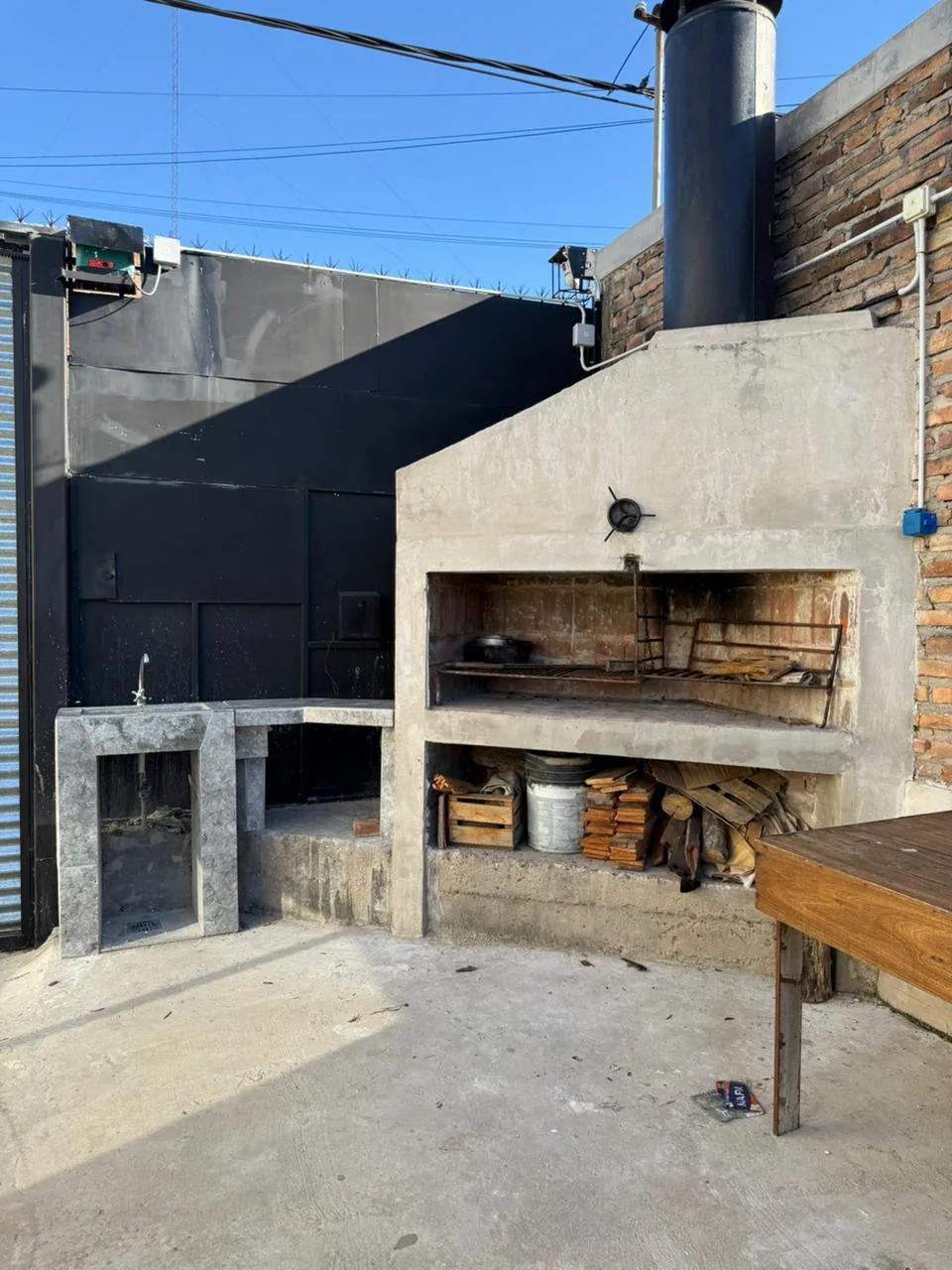 Parrilla de obra